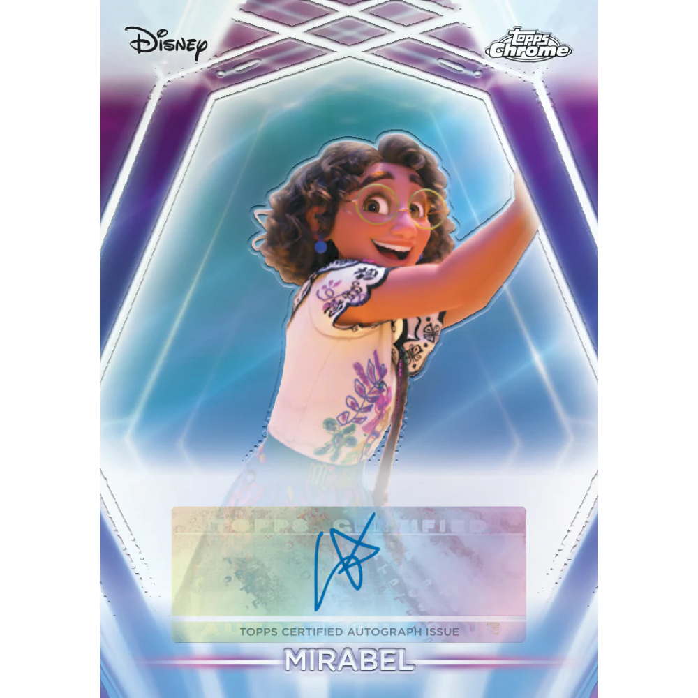 Topps Neon Disney 2026 Mega Box Card Collezionabili 50 Carte Ufficiali - 10 Buste TCG