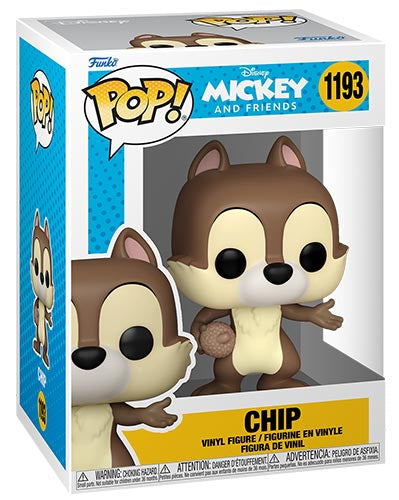 Funko Pop ! Animation - Disney - Mickey & Friends (1193) Chip -Figure Cip E Ciop