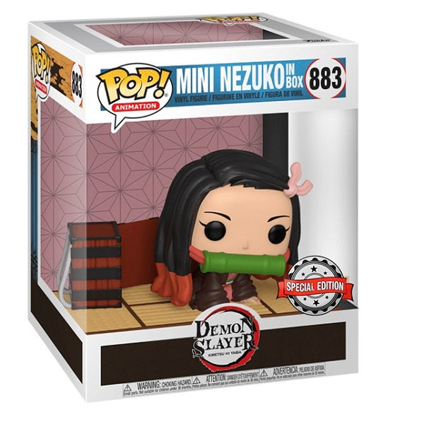 Funko Pop Demon Slayer 883 Mini Nezuko In Box Special Edition 9 Cm Kamado Figure