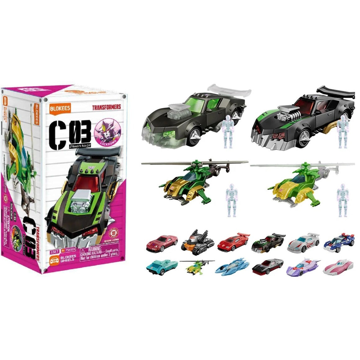 Blokees - Transformers - Wheels: C03 Wreck'N Rule 2 (1 PZ RANDOM) Action Figure 75609
