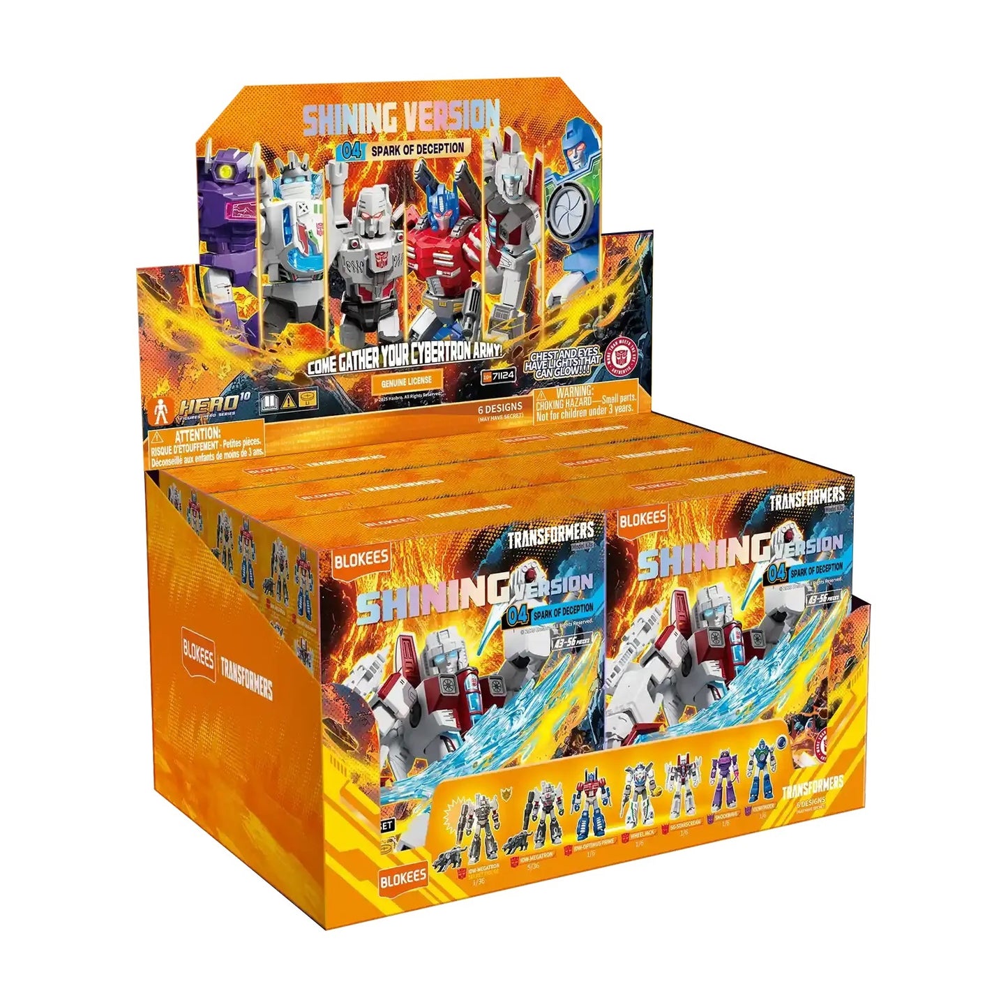 Blokees - Transformers - Model Kit - Shining Version 04 - Spark Of Deception (Box Intero) - Action Figure 71124