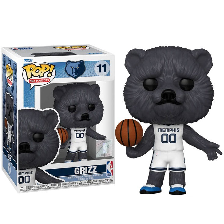 Funko Pop ! Nba Mascots (11) Memphis Grizzlies Grizz Figure Vinyl 9Cm Basket