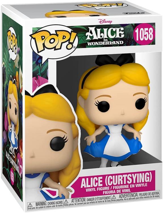 Funko Pop ! Disney Alice In Wonderland 70Th: Alice Curtsying (1058) Vinyl Figure