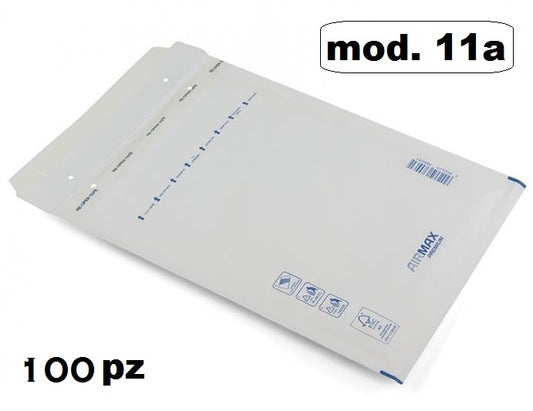 100pz BUSTE POSTALI IMBOTTITE CM 12X17.5 BUSTA PLURIBALL PER SPEDIZIONI -mod.11a
