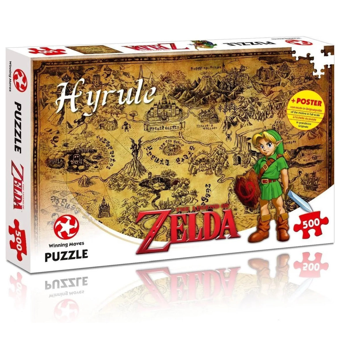 Winning Moves -  Puzzle The Legend of Zelda Hyrule Field - Puzzle 500 Pezzi