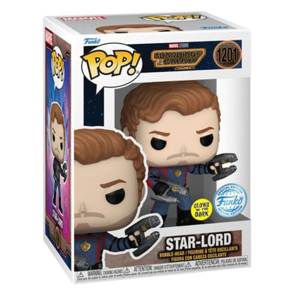 Funko Pop ! Marvel - Guardians Of The Galaxy Vol. 3 (1201) Star-Lord Gitd Exm