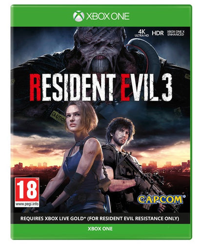 Resident Evil 3 Xbox One Gioco Nemesis Remastered Nuovo Re3 4K Hdr Sigillato