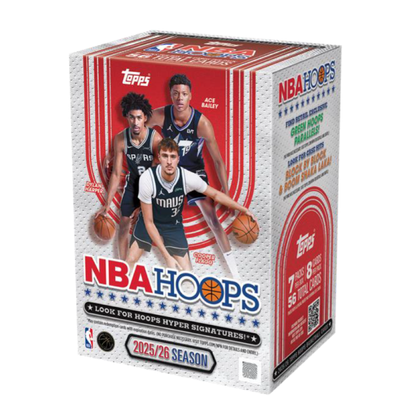 Topps NBA Hoops 2025/2026 Value Box 56 Carte Basket - Card Collezionabili Ufficiali