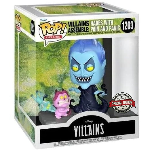 Funko Pop ! Disney Villains (1203) Hades With Pane And Panic Special Edition