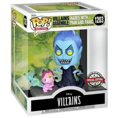 Funko Pop ! Disney Villains (1203) Hades With Pane And Panic Special Edition