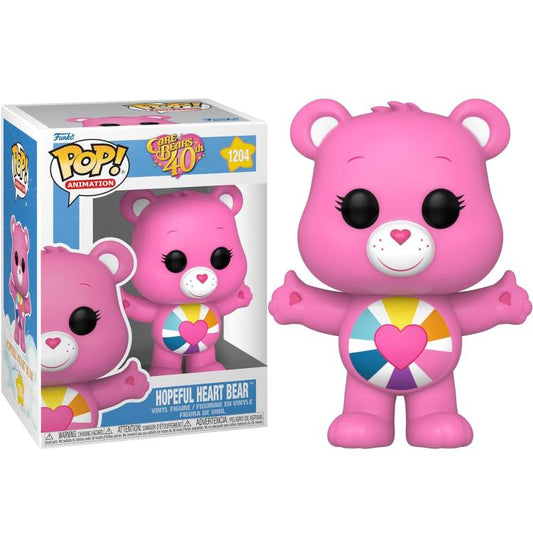 Funko Pop ! Animation Care Bears 40Th (1204) Hopeful Heart Bear Figure 9Cm