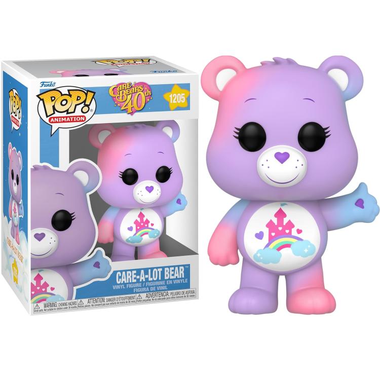 Funko Pop ! Animation Care Bears 40Th (1205) Care-A-Lot Bear Vinyl Figure 9Cm
