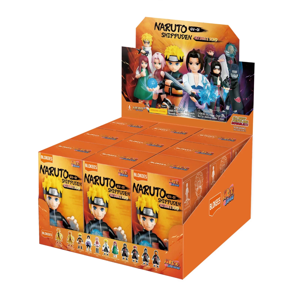 Blokees Naruto: Galaxy Version 01 Ultimate Bond - 71047 (1PZ Random) Action Figure Blind Box