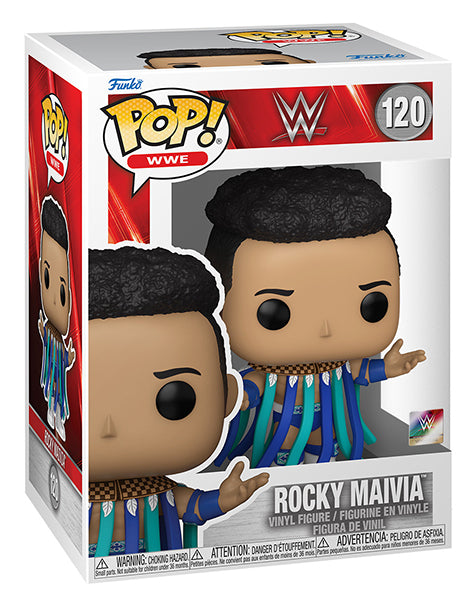 Funko Pop ! Wwe - (120) Rocky Maivia Vinyl Figure 9Cm The Rock Anni 1995-2004