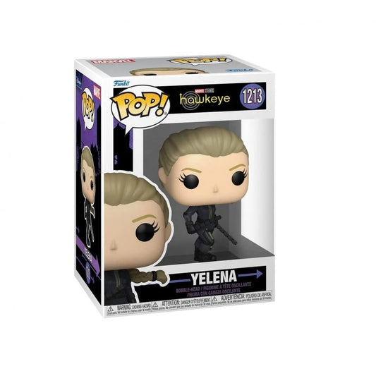 Funko Pop ! Marvel Studios Hawkeye - Yelena (1213) Unmasked Bobble-Head Vinyl