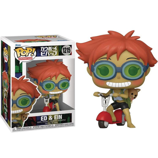 Funko Pop ! Animation Cowboy Bebop - Ed & Ein (1215) Edward Scooter Vinyl Figure