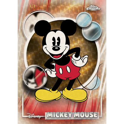 Topps Chrome Disney 2026 Mega Box Card Collezionabili 56 Carte Ufficiali - 8 Buste TCG