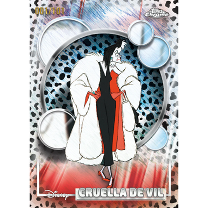 Topps Chrome Disney 2026 Mega Box Card Collezionabili 56 Carte Ufficiali - 8 Buste TCG