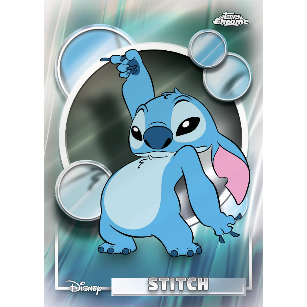 Topps Chrome Disney 2026 Mega Box Card Collezionabili 56 Carte Ufficiali - 8 Buste TCG