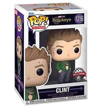 Funko Pop ! Marvel Studios Hawkeye - (1216) Clint Barton Vinyl Figure 9Cm