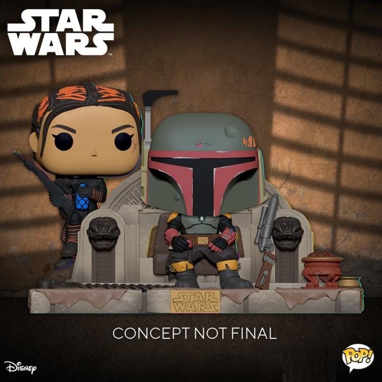 Funko Pop Star Wars Mandalorian Boba Fett & Fennec Shand (486) Vinyl Figure 15Cm