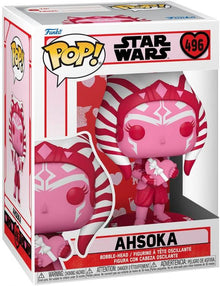 Funko Pop ! Star Wars - Valentines : Ahsoka (469) Vinyl Figure San Valentino 9Cm