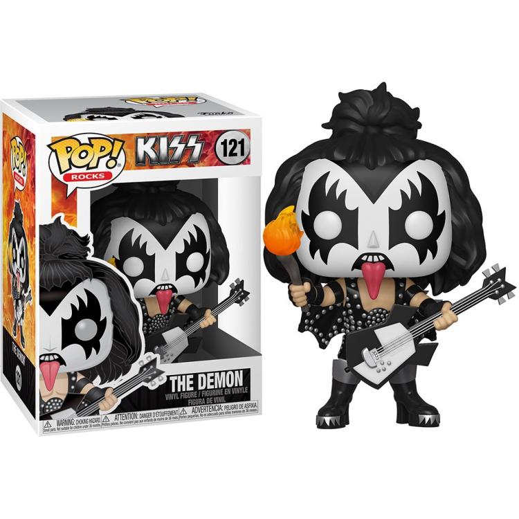 Funko Pop ! Rocks Kiss  - (121) The Demon Music Vinyl Figure Cantante Anni 90