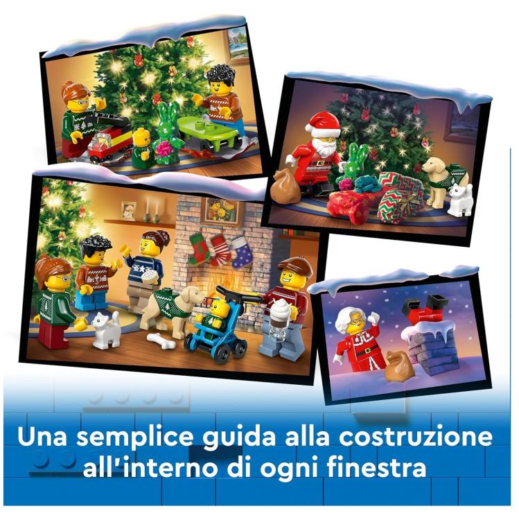 Lego Calendario Dell'Avvento: Lego City 2024 (24Pz Gifts) Advent Calendar 60436