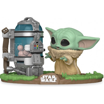 Funko Pop ! Star Wars (407) The Child With Egg Canister Vinyl Figure Grogu  9Cm
