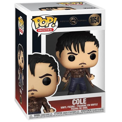 Funko Pop! Movies - Mortal Kombat (1054) Cole Vinyl Figure 9Cm Statuetta Statua