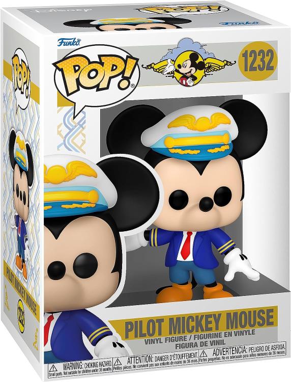 Funko Pop ! Disney Mickey Mouse (1232) Pilot Mickey Mouse Special Edition Vinyl