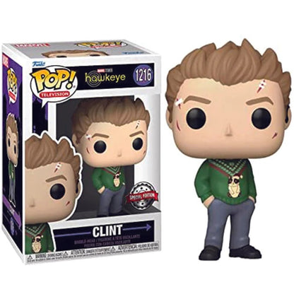 Funko Pop ! Marvel Studios Hawkeye - (1216) Clint Barton Vinyl Figure 9Cm