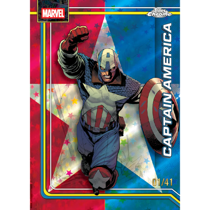 Topps Chrome 2026 Marvel Comics - Value Box - Card Collezionabili 32 Carte Ufficiali - 8 Buste TCG