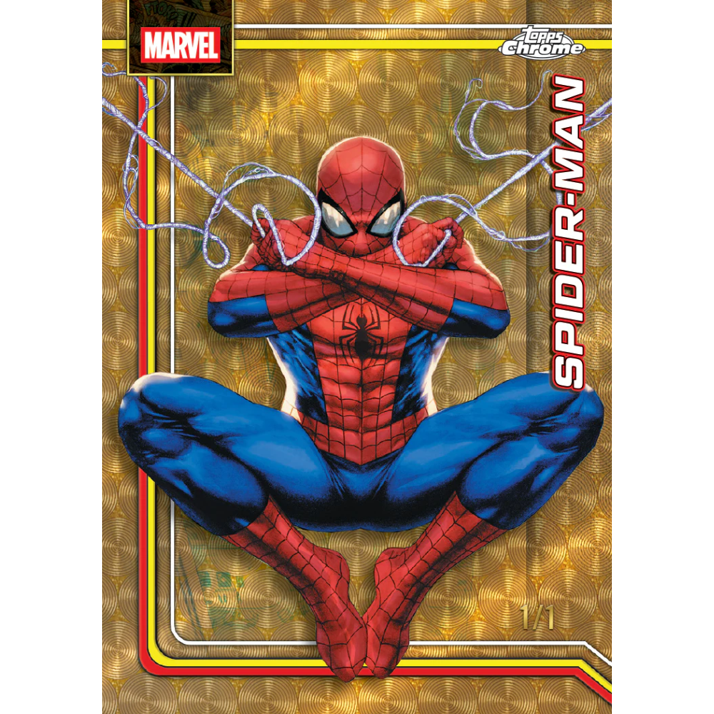 Topps Chrome 2026 Marvel Comics - Value Box - Card Collezionabili 32 Carte Ufficiali - 8 Buste TCG
