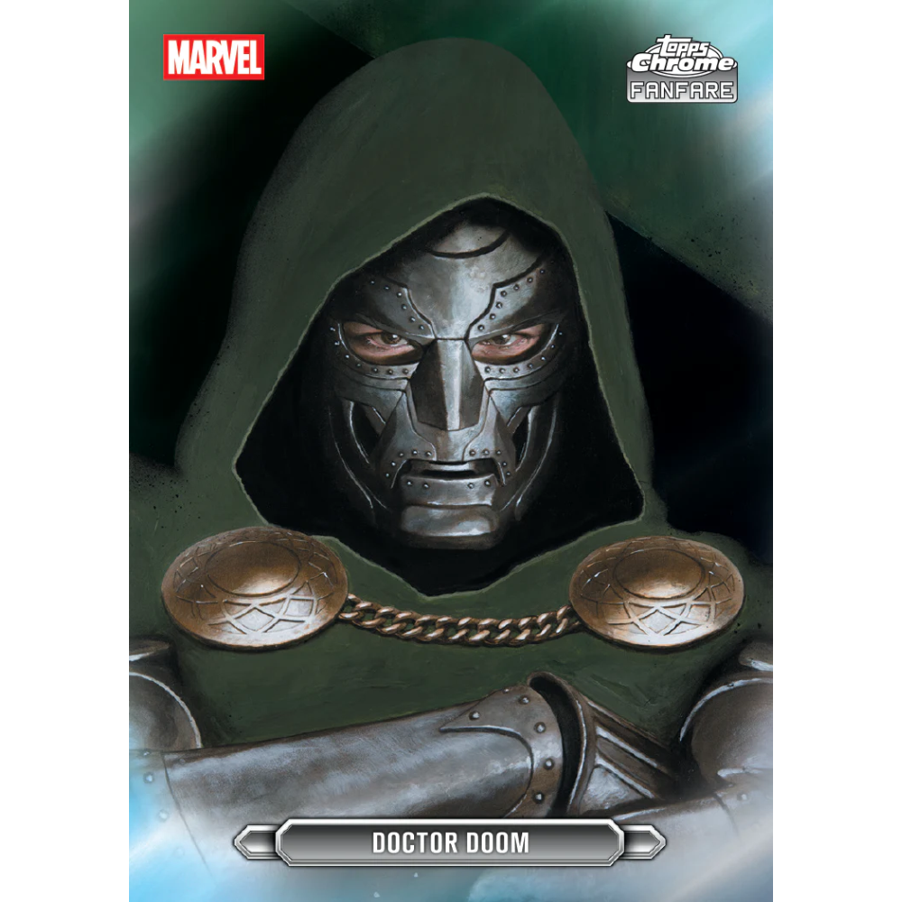 Topps Chrome 2026 Marvel Comics - Value Box - Card Collezionabili 32 Carte Ufficiali - 8 Buste TCG