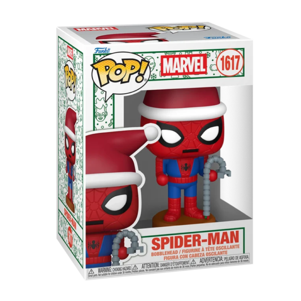 Funko Pop ! Marvel Spider-Man - (1617) Spiderman (Nutcracker) Holiday Vinyl Figure 9 Cm