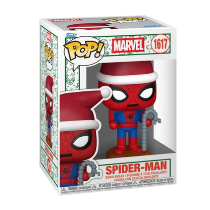 Funko Pop ! Marvel Spider-Man - (1617) Spiderman (Nutcracker) Holiday Vinyl Figure 9 Cm