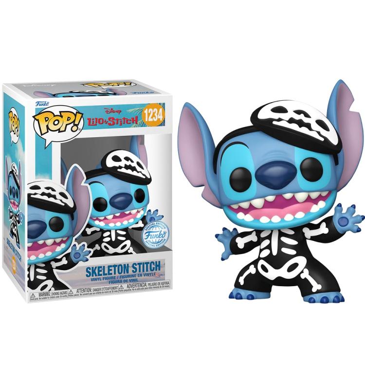Funko Pop ! Disney - Lilo & Stitch (1234) Skeleton Stitch (Special Edition) 9 Cm