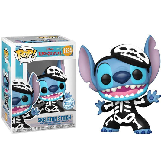 Funko Pop ! Disney - Lilo & Stitch (1234) Skeleton Stitch (Special Edition) 9 Cm