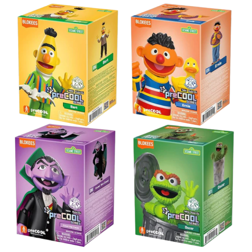Blokees Muppets - Precool Series - 123 Sesame Street Vol 2 (1Pz Random) - Model Kit - 8 Action Figure a Sorpresa 74845