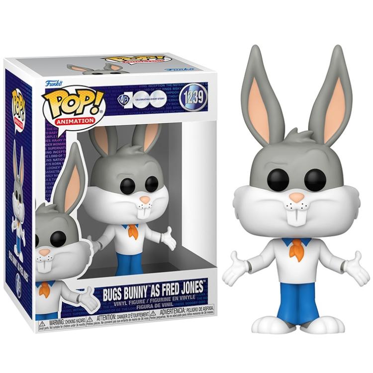 Funko Pop ! Animation Warner 100Th (1239) Bugs Bunny As Fred Jones Vinyl Figure