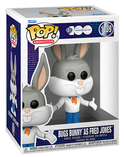 Funko Pop ! Animation Warner 100Th (1239) Bugs Bunny As Fred Jones Vinyl Figure