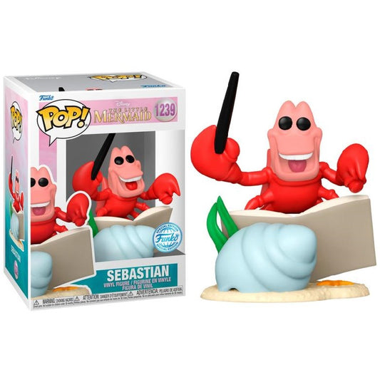 Funko Pop ! Disney The Little Mermaid La Sirenetta (1239) Sebastian Special 9Cm