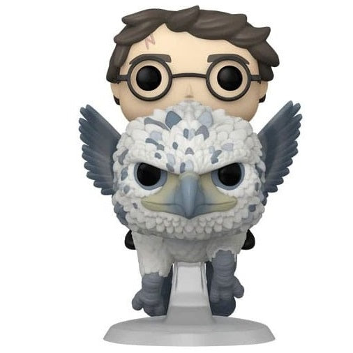 Funko Pop ! Rides Deluxe (123) Harry Potter W/Buckbeak Fierobecco Figure 15Cm