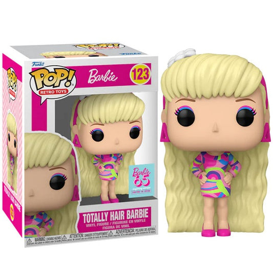Funko Pop ! Retro Toys Barbie 65Th - (123) Totally Hair Barbie Vinyl Figure 9Cm