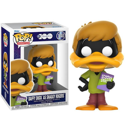 Funko Pop ! Animation Warner 100Th (1240) Duffy Duck As Shaggy Rogers Figure 9Cm