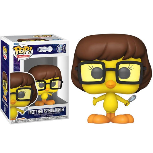 Funko Pop! Animation Warner 100Th (1243) Tweety Bird As Velma Dinkley Figure 9Cm