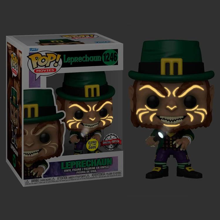 Funko Pop ! Movies - (1246) Leprechaun Glows In The Dark Special Vinyl Figure