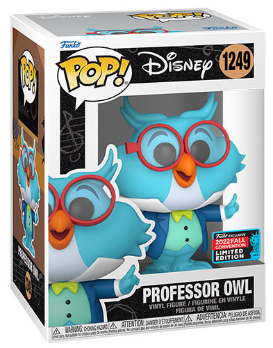 Funko Pop ! Disney - (1249) Professor Owl Figure Fall 2022 Limited Edition Gufo