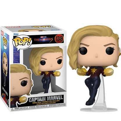 Funko Pop ! Marvel Studios - The Marvels - (1249) Captain Marvel Vinyl Figure